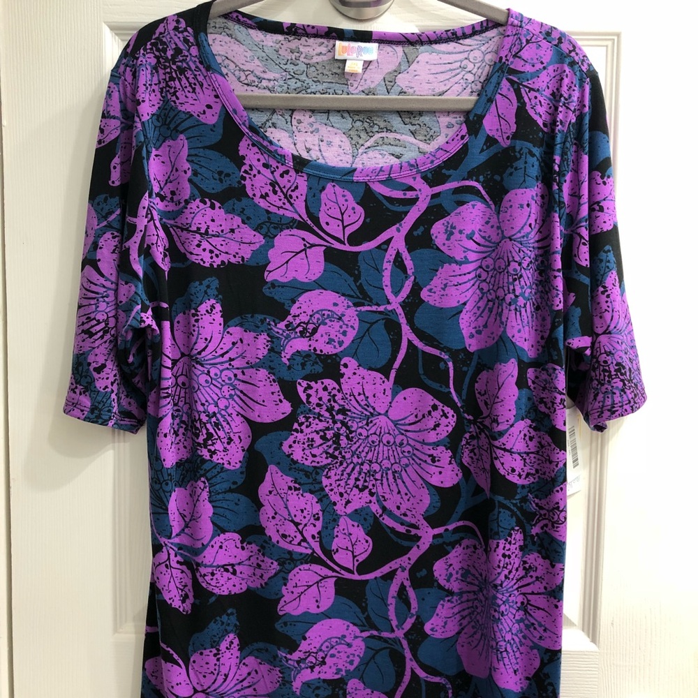 “Julia” sheath dress in black, teal, and purple